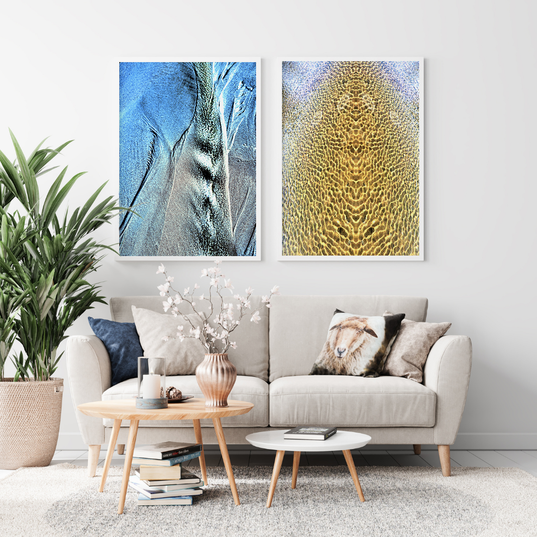Golden Shower original abstract contextualised office art modern decor photo print by Blair Montague Drake